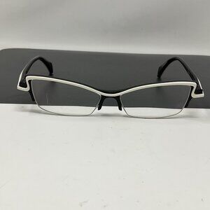 Face a Face GRAPH 2 Black And White Handmade 53-13 Eyeglass Frames France